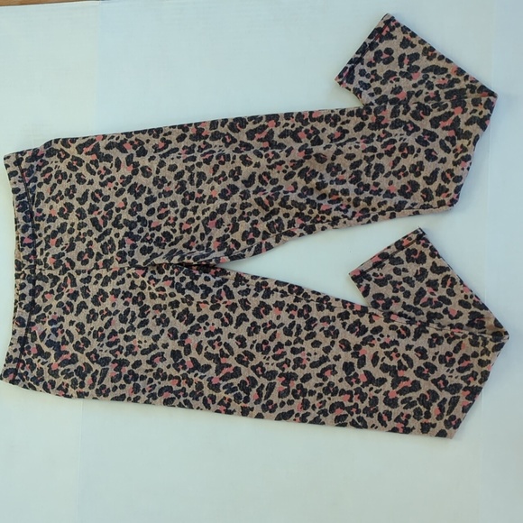 Cuddl Duds Climate Right Animal Print Leggings MEDIUM Pink Leopard - Picture 2 of 11